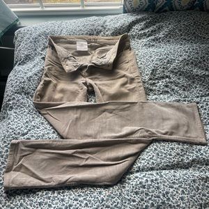 American apparel tan corduroys